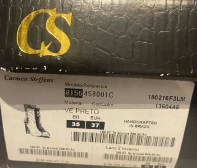 Bota Carmen Stefens - R$ 59,00 Baixou!!! - Foto 4