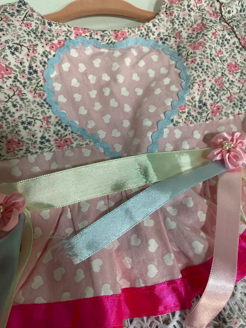 Vestido infantil Junino - Foto 3