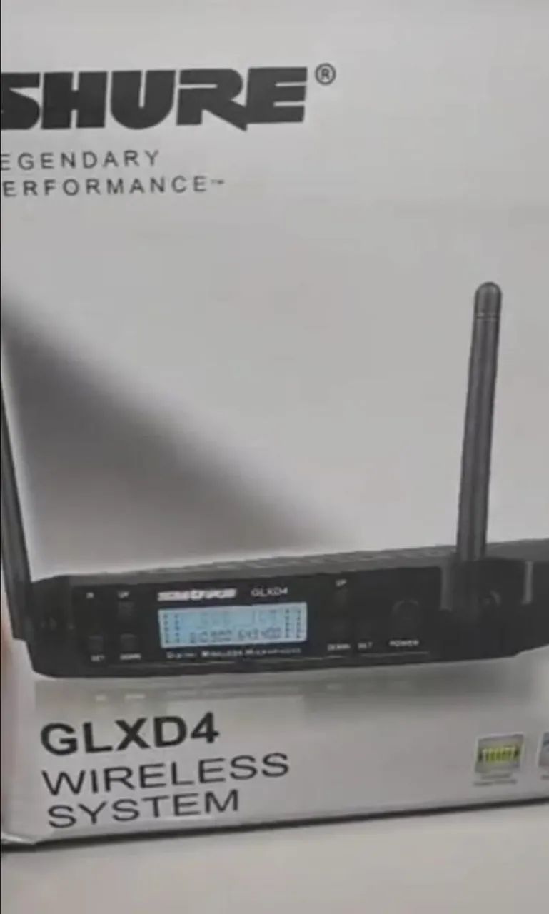 Microfone e transmissor sem fio shure  - Foto 5
