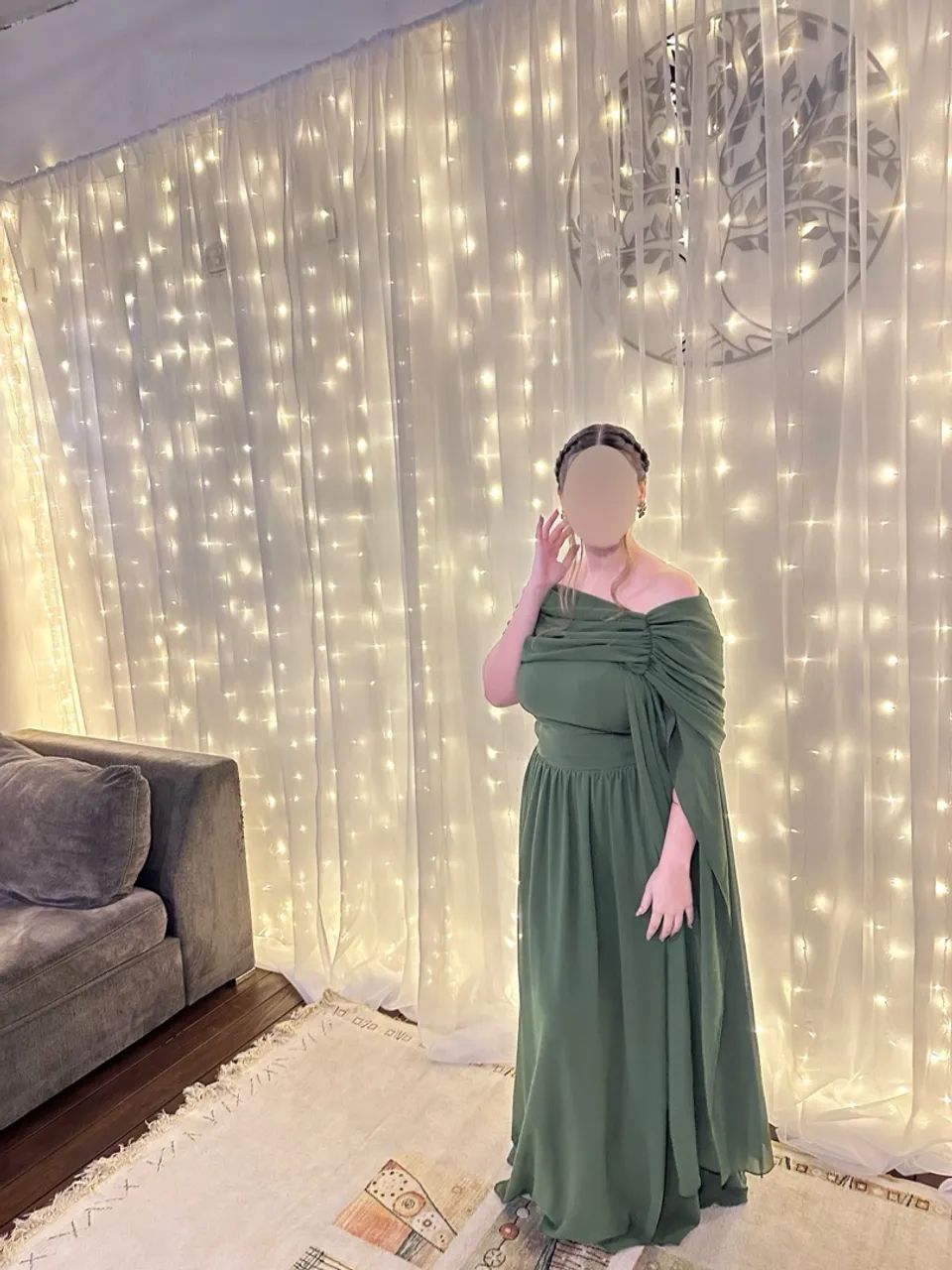 Vestido de festas - verde