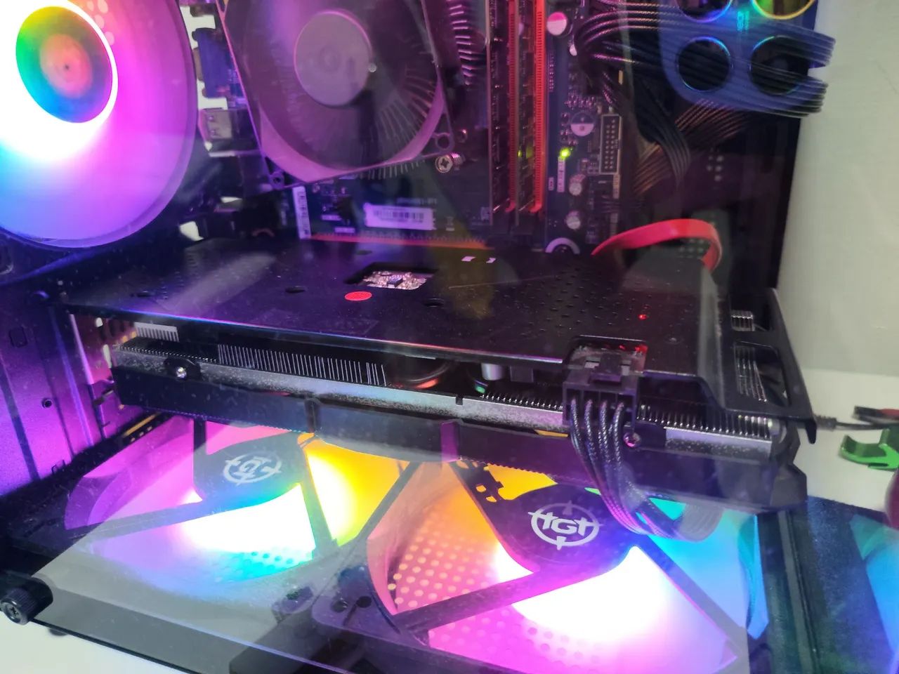 RX 580 funcionando