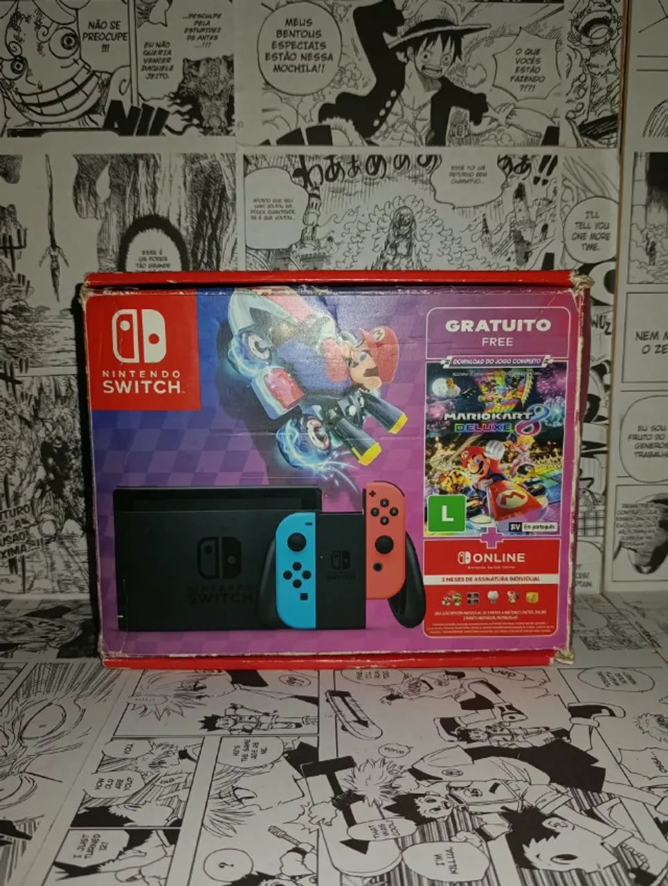 Console Nintendo Switch V2 Completo Na Caixa Desbloqueavel Por Software - Foto 2