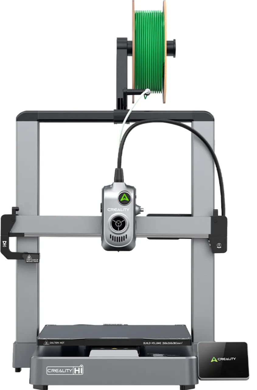 Impressora 3d Creality Hi usada com amostras de filamento - Foto 2