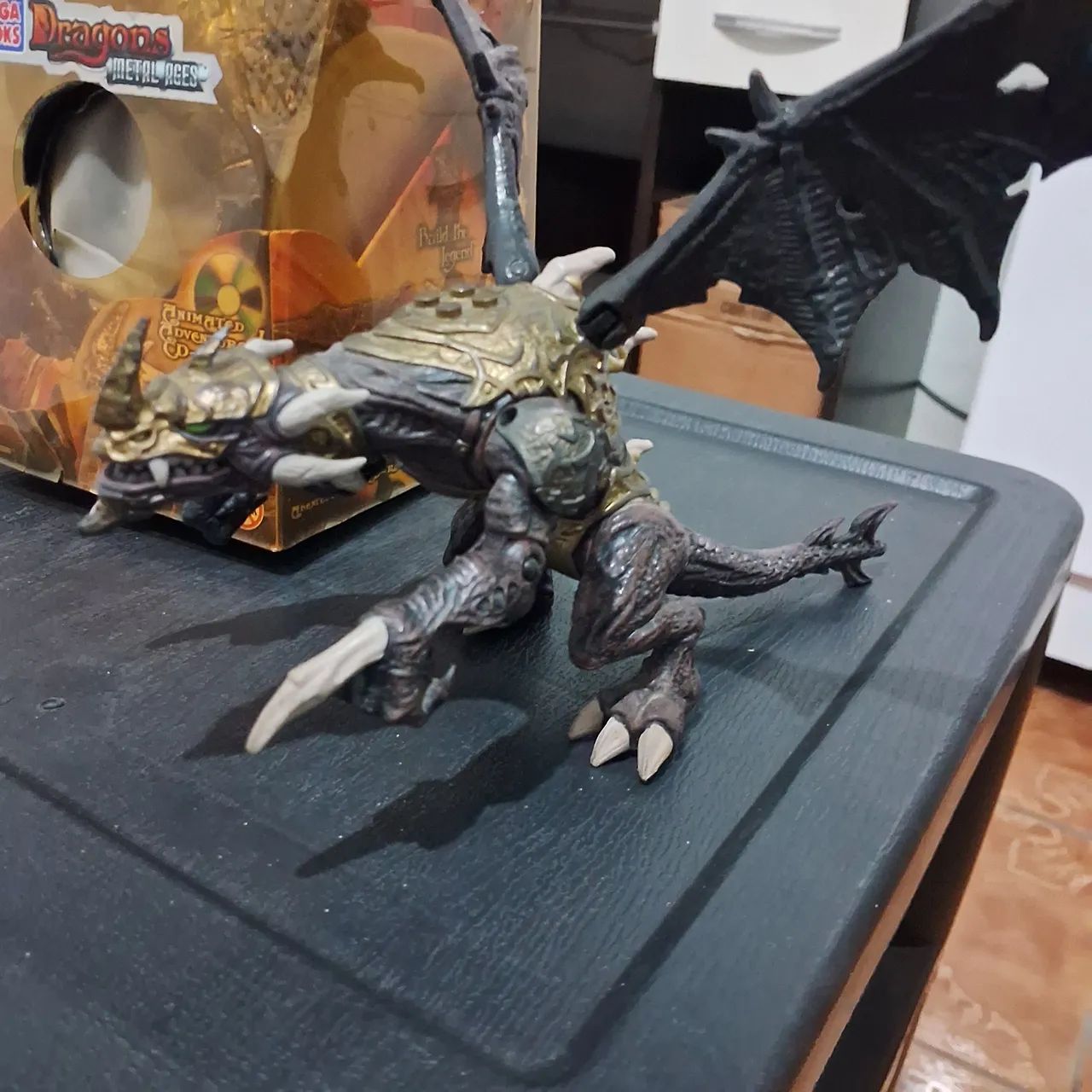 Boneco mega bloks dragon age dragon gold