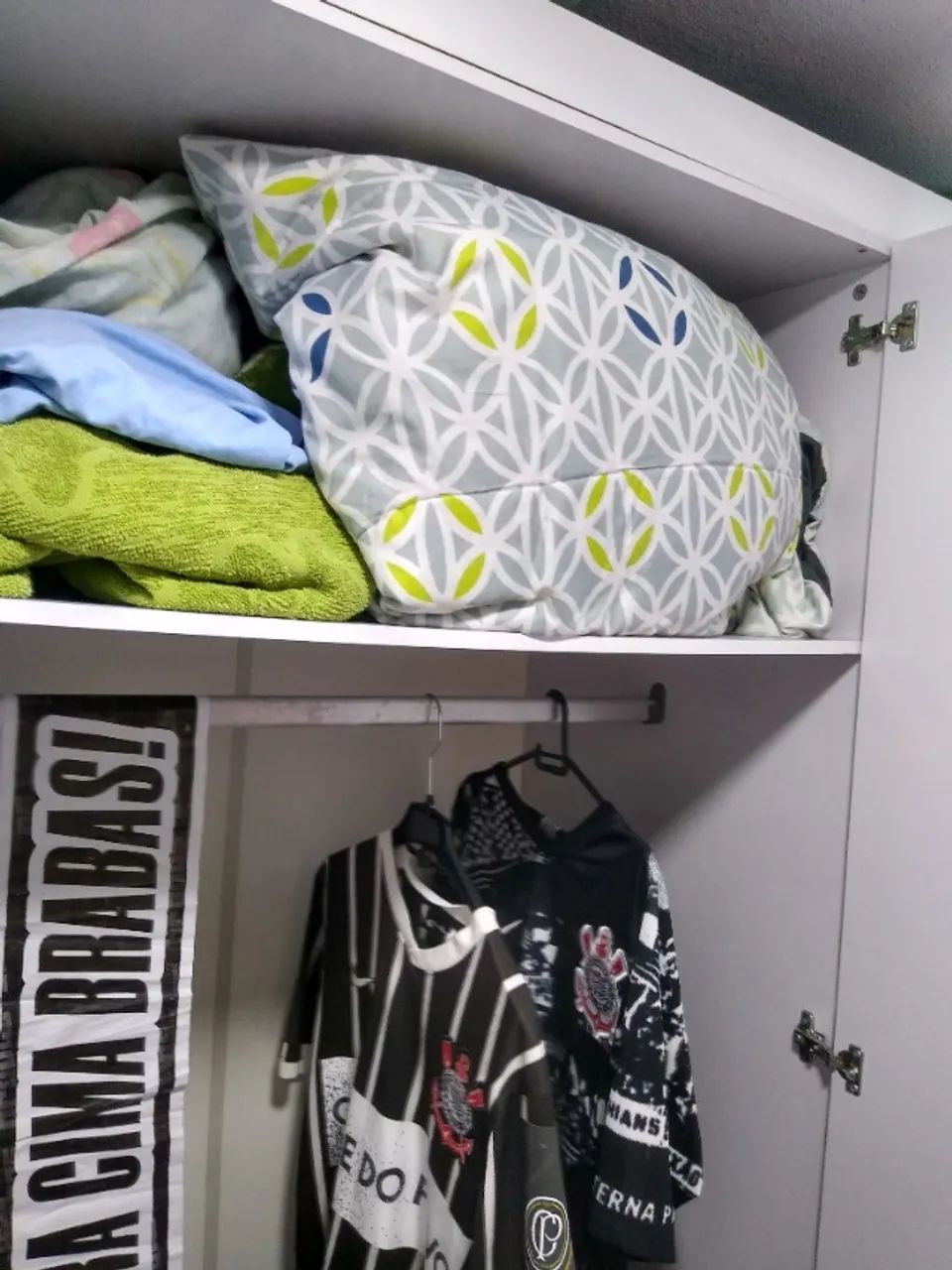 GUARDA-ROUPA 4 PORTAS BRANCO (ENTREGAMOS) - Foto 4