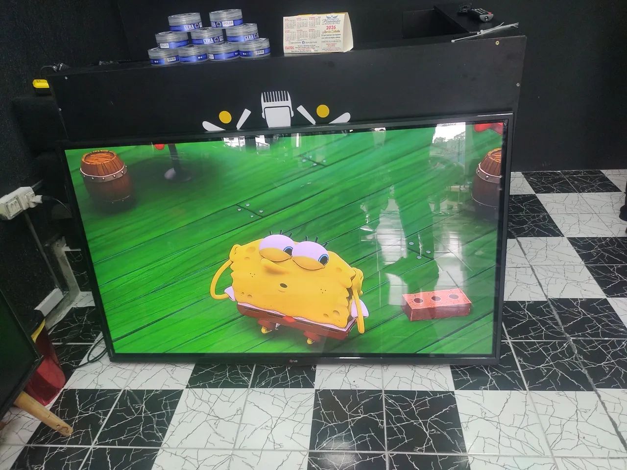 Vendo tv lg 65 polegadas top de linha em estado de nova conforme fotos obs. Nao e smartv  - Foto 5