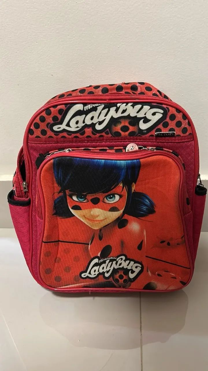 Mochila e Lancheira LadyBug - Foto 2