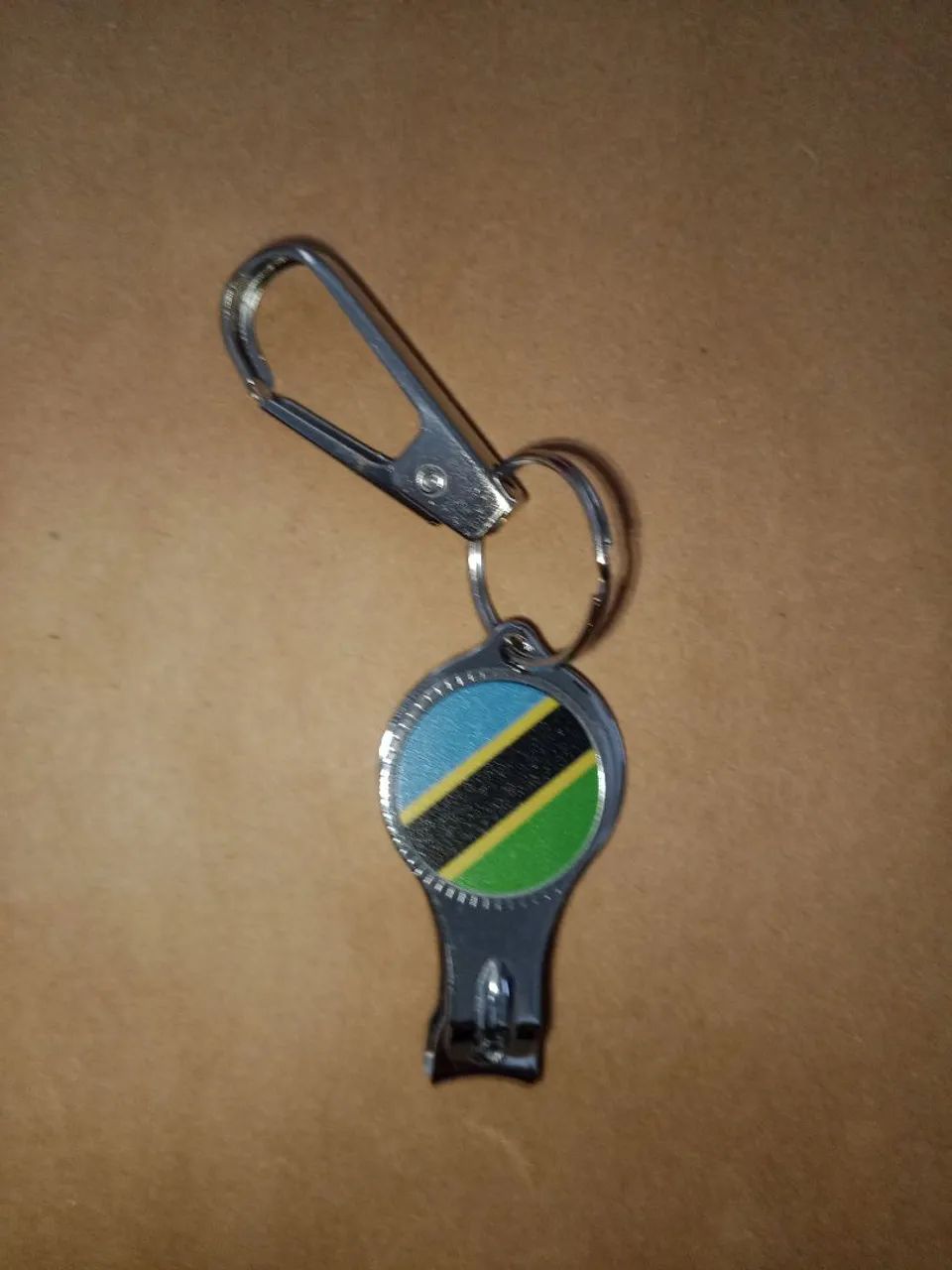 Cortador de unha abridor de garrafa com mosquetão de aço - Foto 5