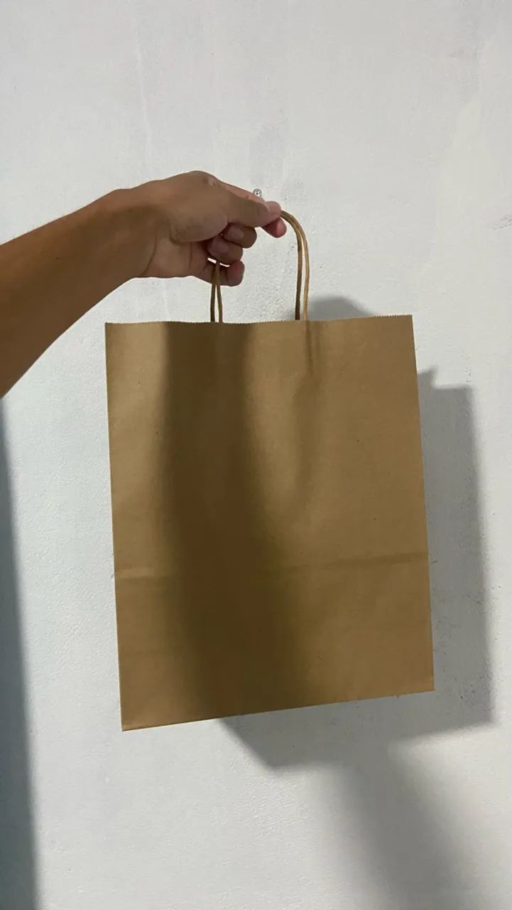 SACOLAS DE PAPEL KRAFT - Foto 2