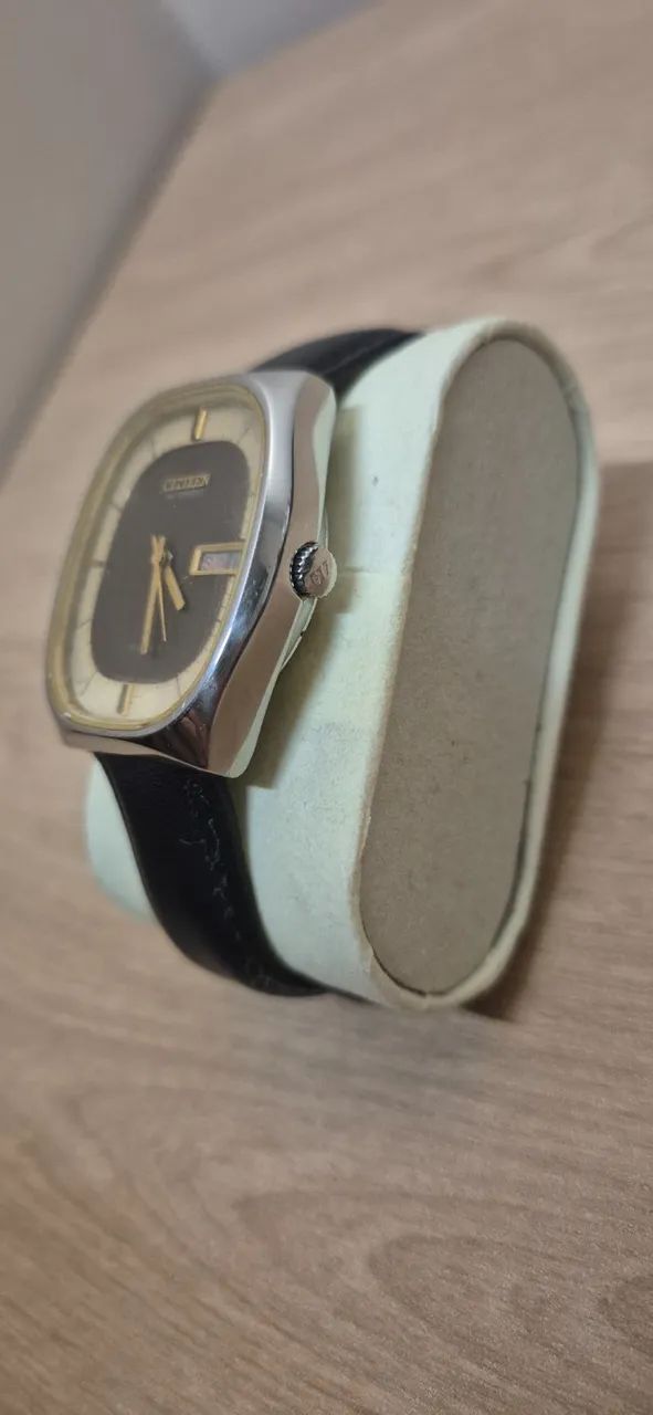 Relógio Citizen Automatic Vintage TV Dial Cal. 8200 Aço - Ref. 4-820151 - Foto 3