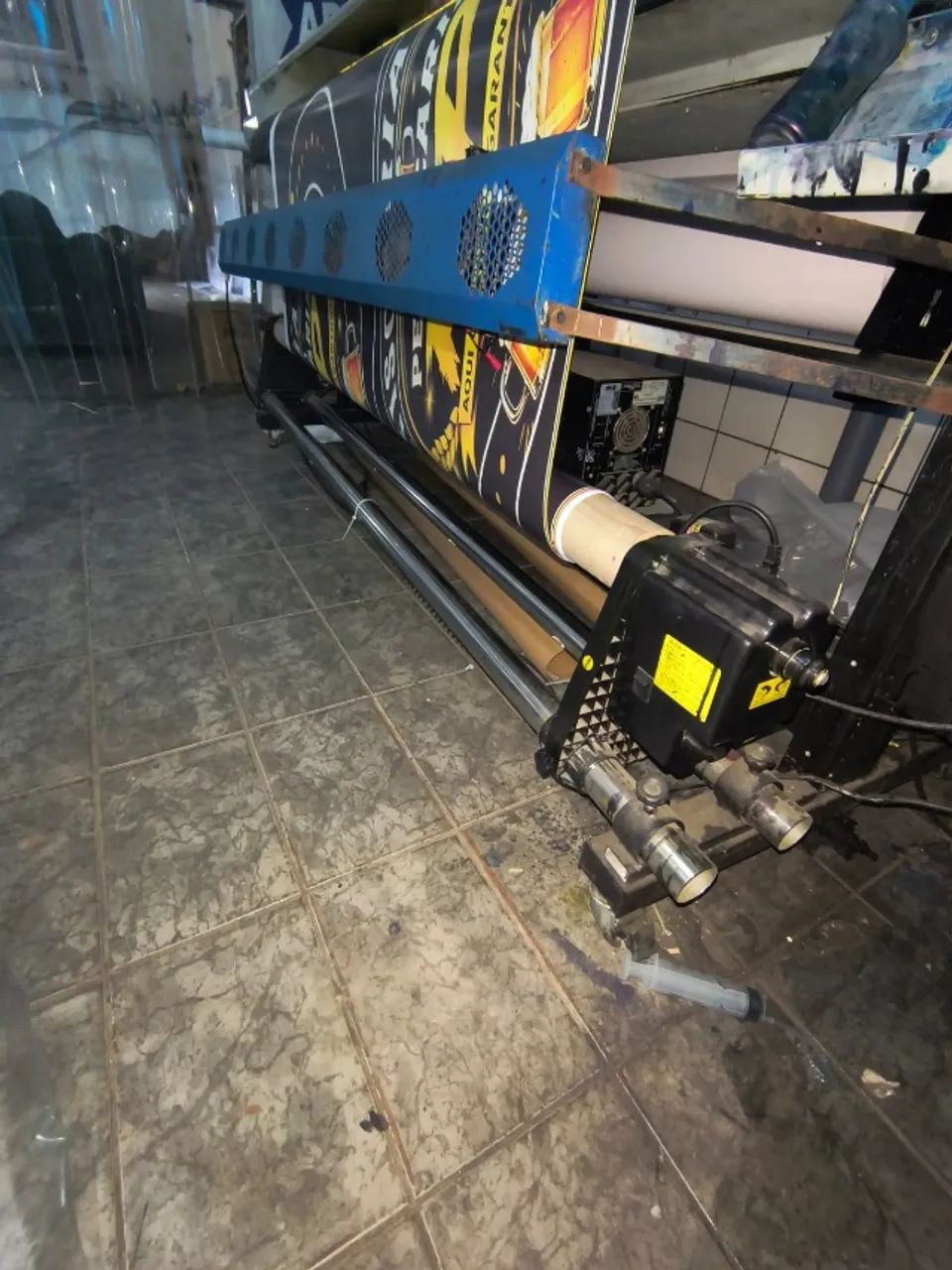 impressora digital eco solvente com 1,80 de largura cabeça xp600 - Foto 4