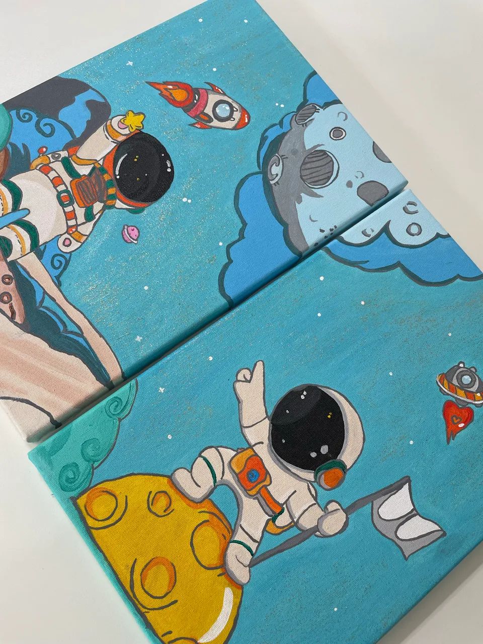 Fraldas e Quadros em pintura personalizada  - Foto 2