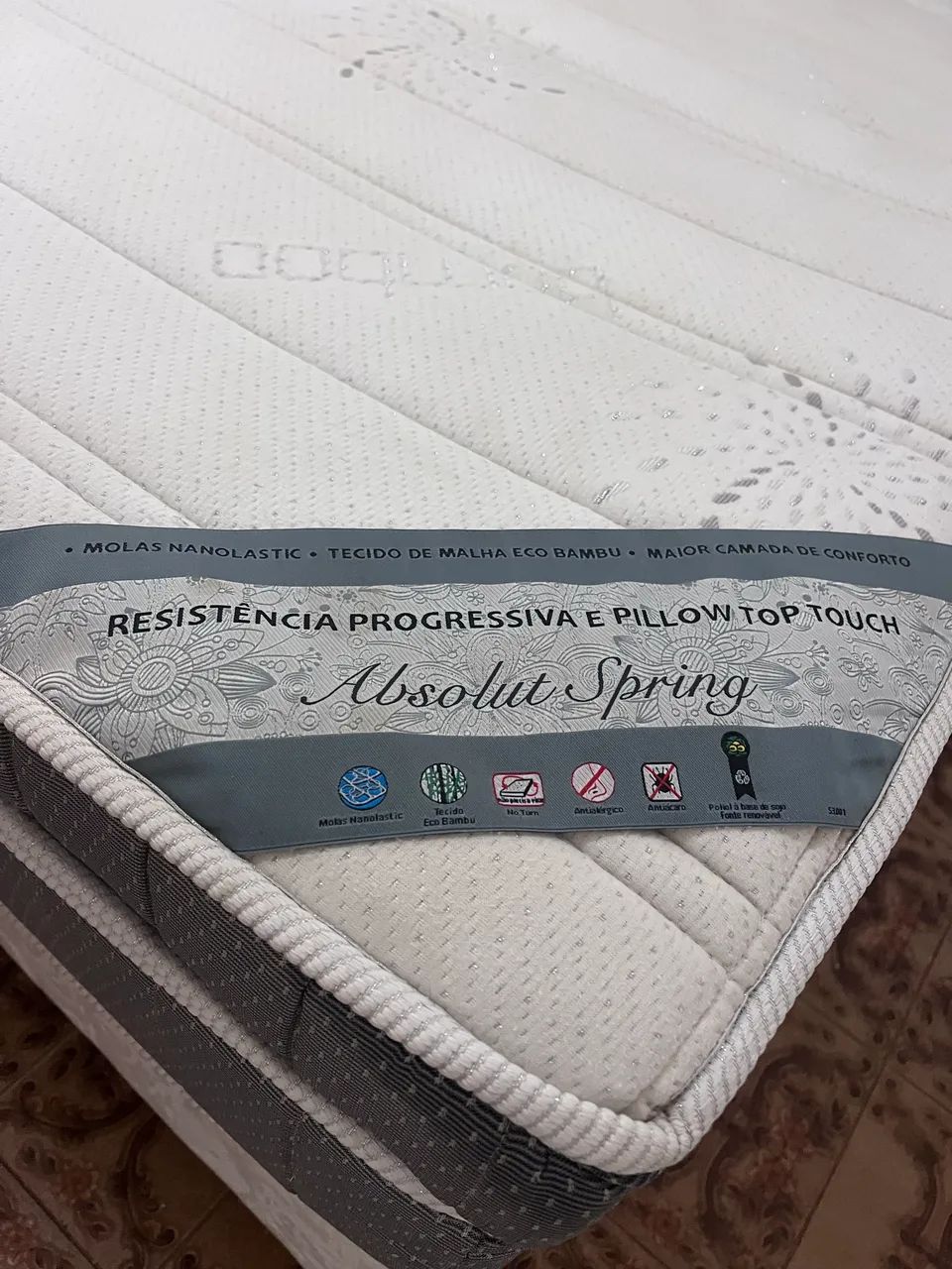 Cama Box King Size Ortobom Absolut Spring  - Foto 2