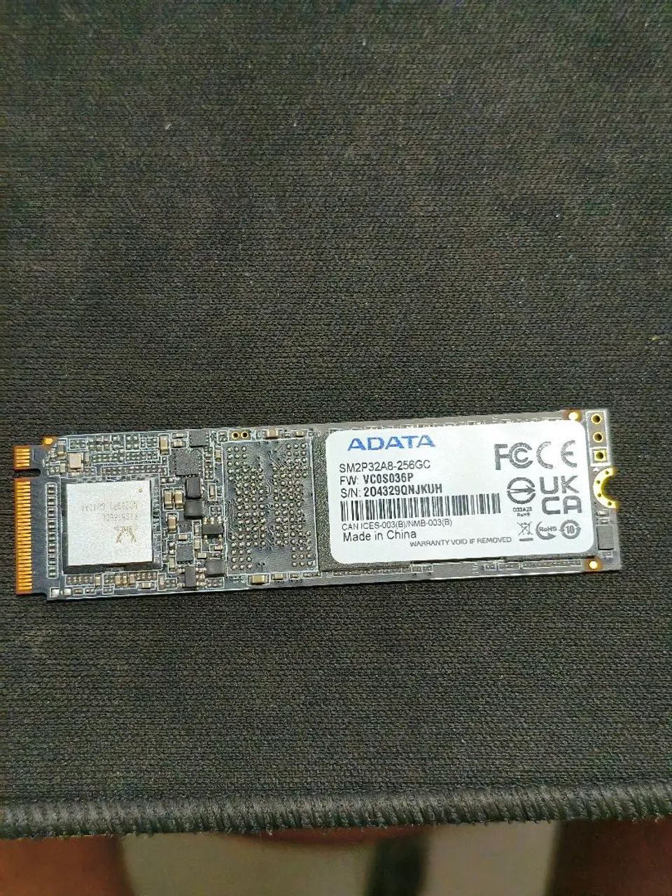 SSD NVME 256 GB M.2 ADATA