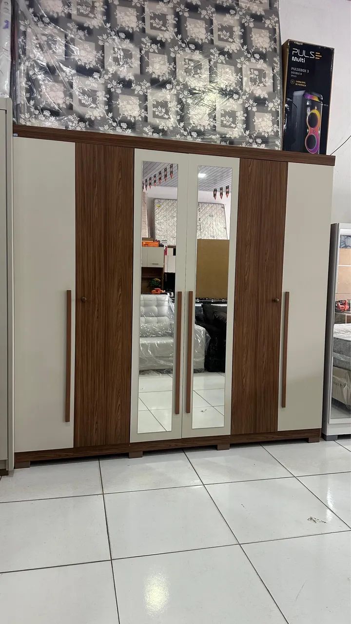 ? GUARDA-ROUPA 6 PORTAS - PEÇA DO MOSTRUÁRIO ?   - Foto 3