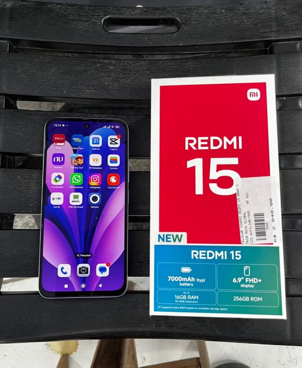 Redmi 15 16 gb ram e 256 gb de ROM  - Foto 2