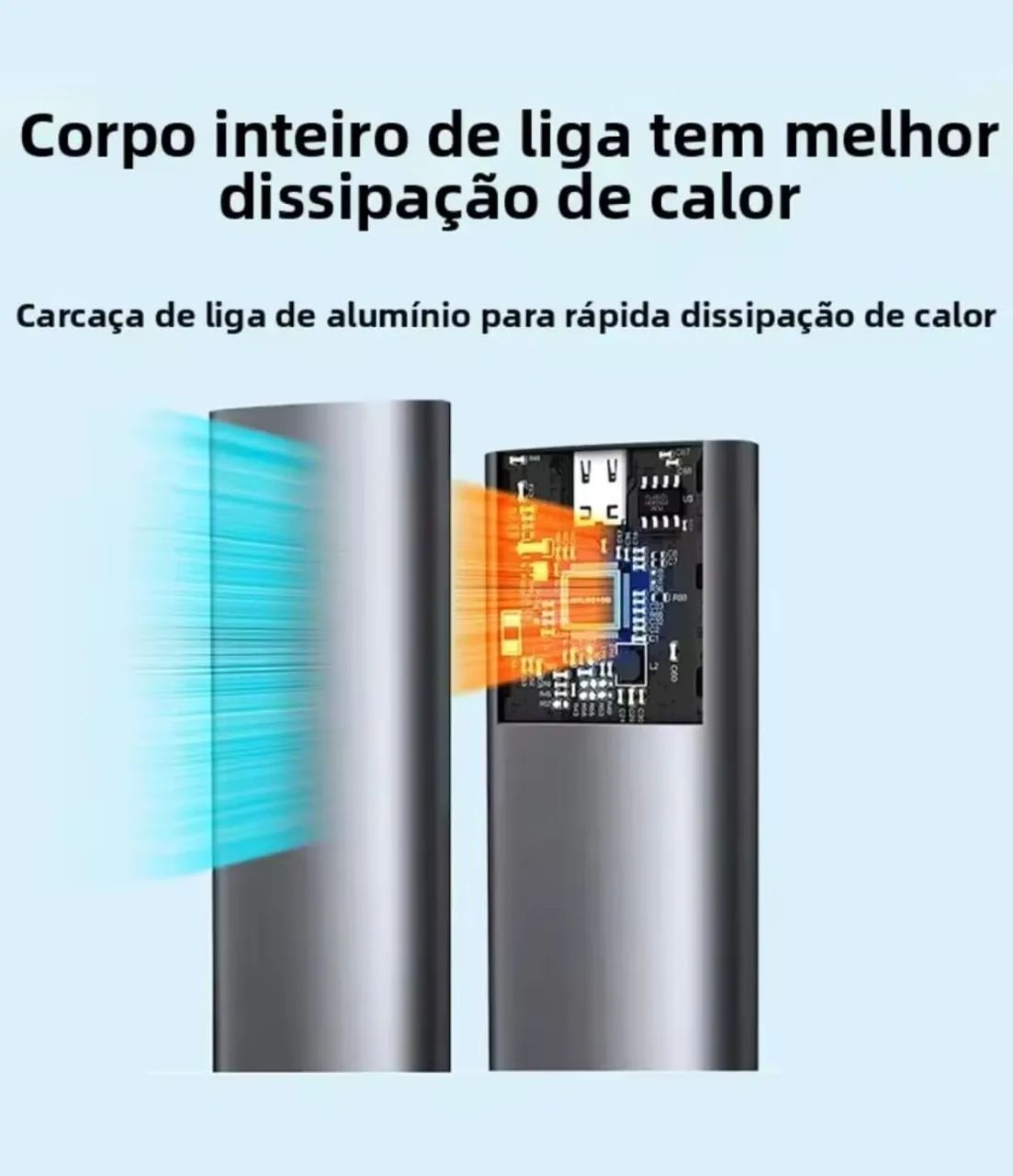 Adaptador Case NVME SSD M2  - Foto 2