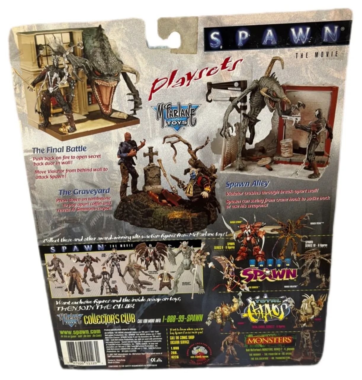 McFarlane Spawn The Movie - Spawn Alley Playset - 1997 - Foto 4