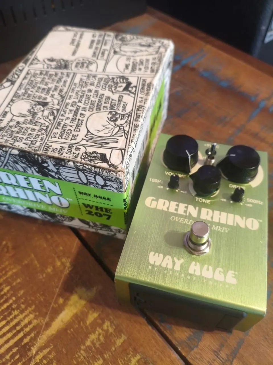 Pedal Way Huge Green Rhino Mark Iv - Instrumentos musicais - Novo