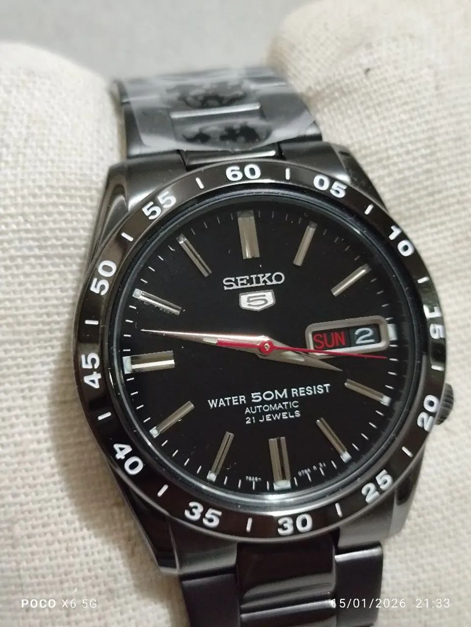 Relógio seiko 5 automático 