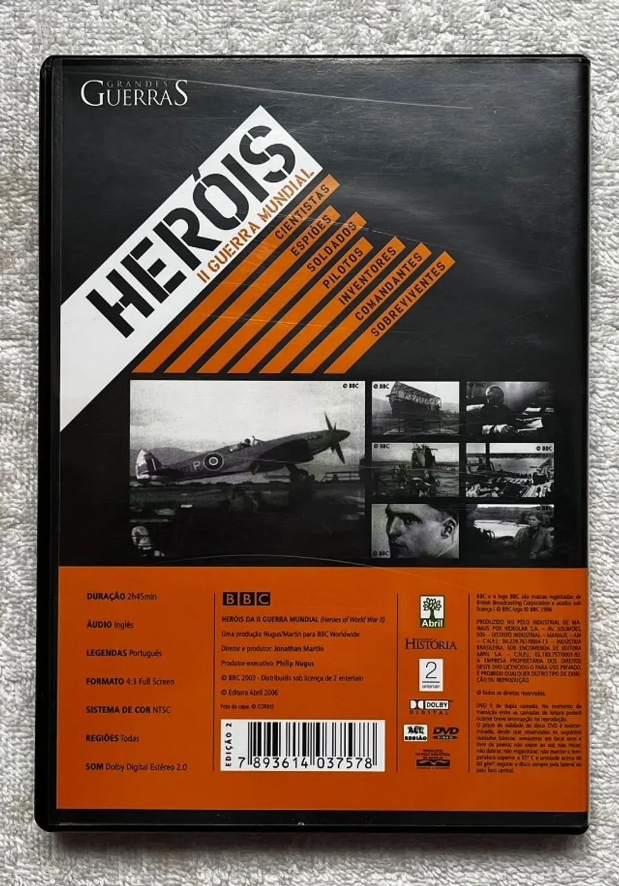 DVD Heróis Da 2ª Guerra Mundial - Foto 2