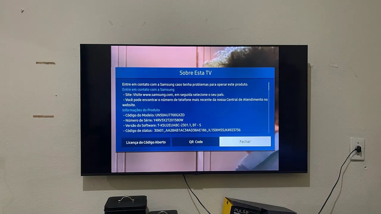 Samsung UHD 4K AU7700 de 50 polegadas - Foto 5