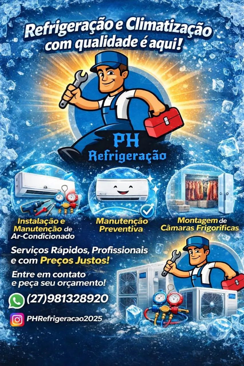 Instalação de Ar-Condicionado e Câmara Frigorífica | Serviço Profissional
