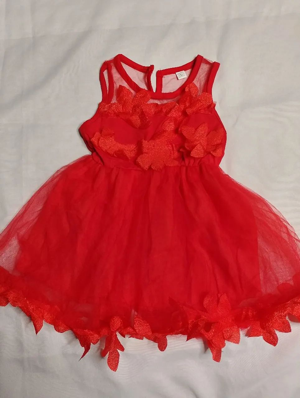 Vestido vermelho bebê  - Foto 2
