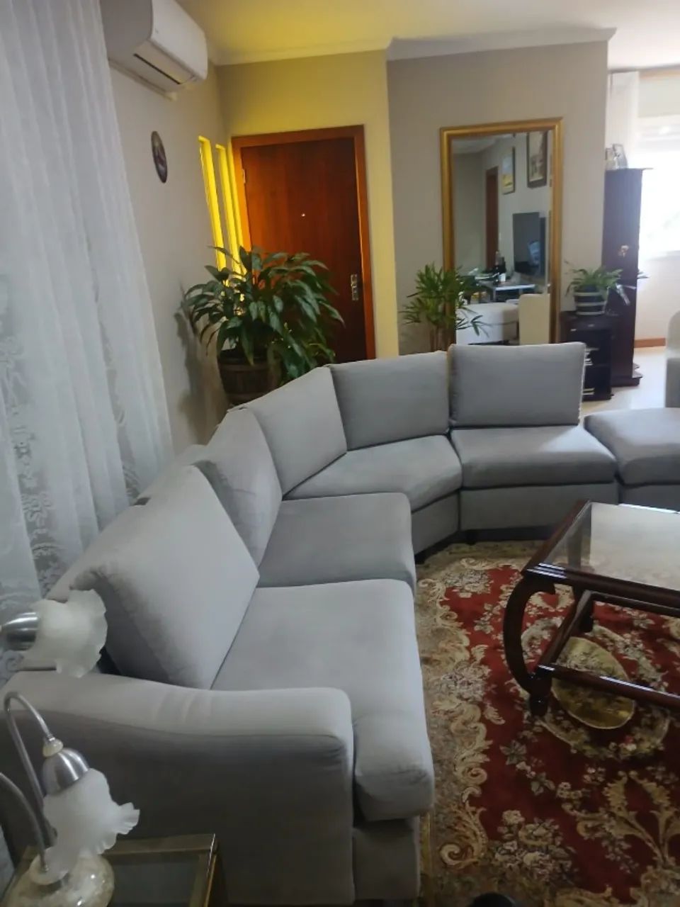 SOFÁ DE CANTO MODULAR CINZA - Amplo e Super Confortável! - Foto 2