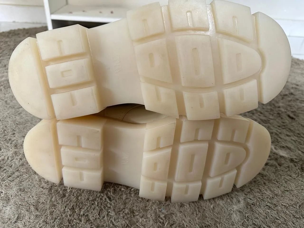 Coturno off white Zara - Foto 5