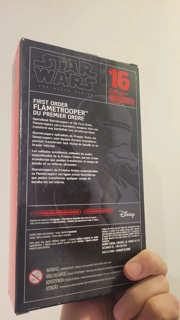 Flametrooper First Order Star Wars The Black Series Hasbro  - Foto 2
