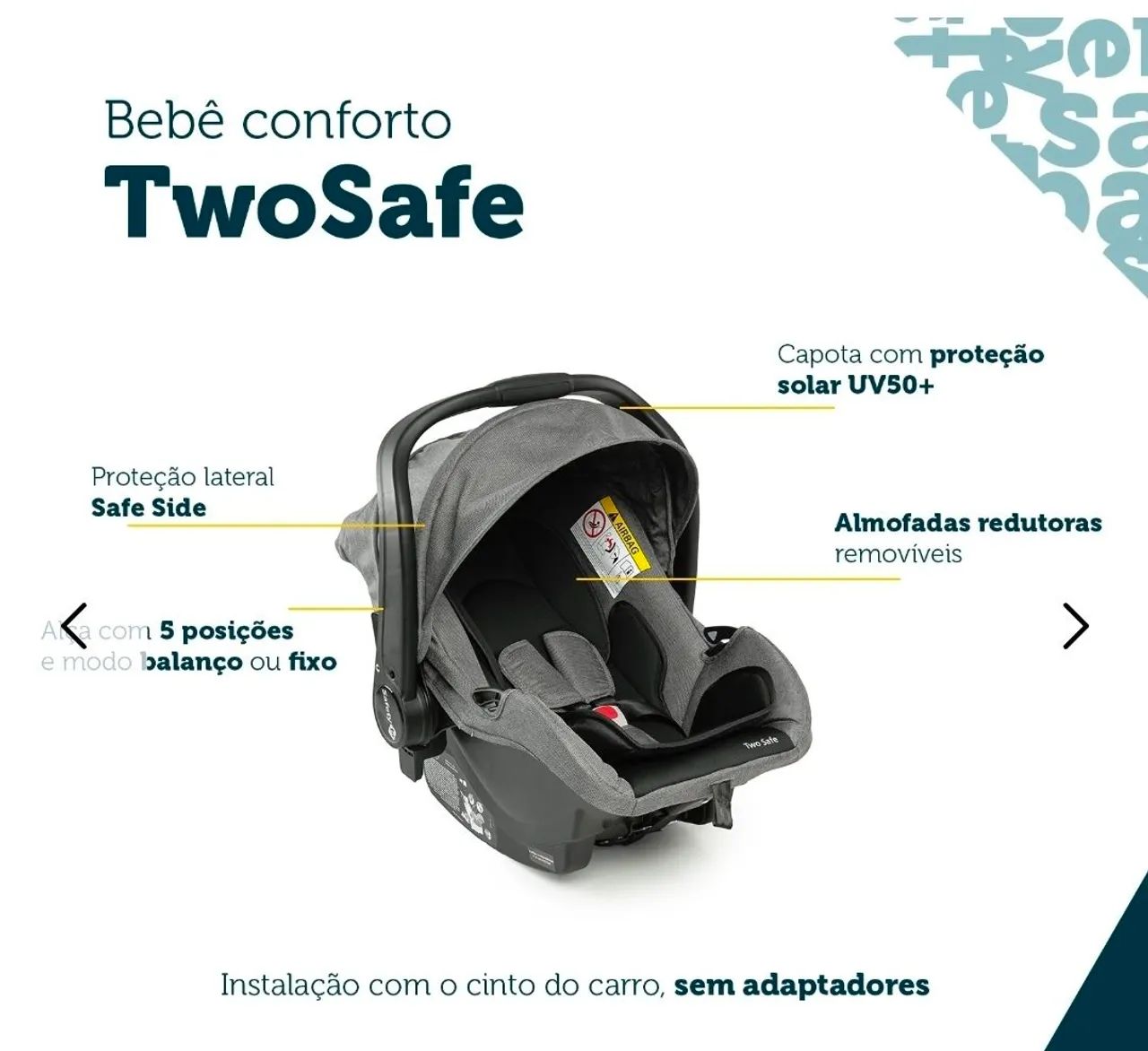 Bebê conforto e Carrinho de bebê  - Foto 2