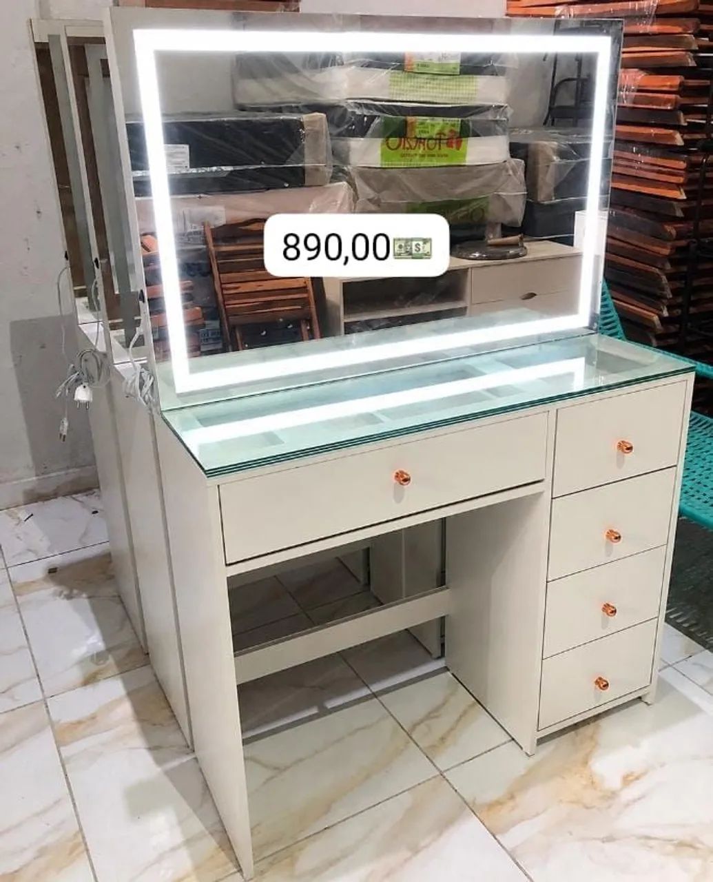 ESPELHO CAMARIM E PENTEADEIRAS DISPONÍVEL PARA ENTREGA  - Foto 4