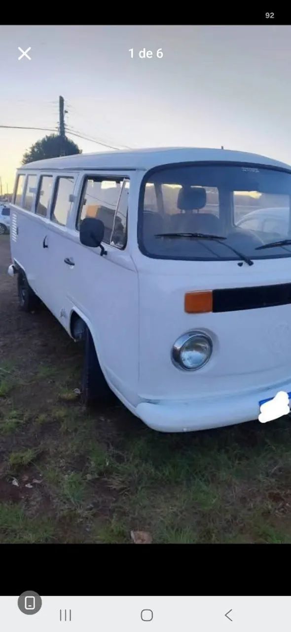 Volkswagen Kombi STANDARD/ LUXO/ SÉRIE PRATA 1995