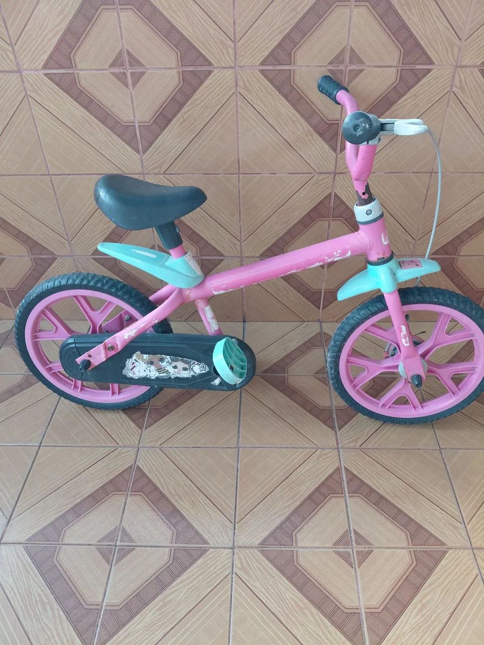Bicicleta infantil rosa - Foto 2