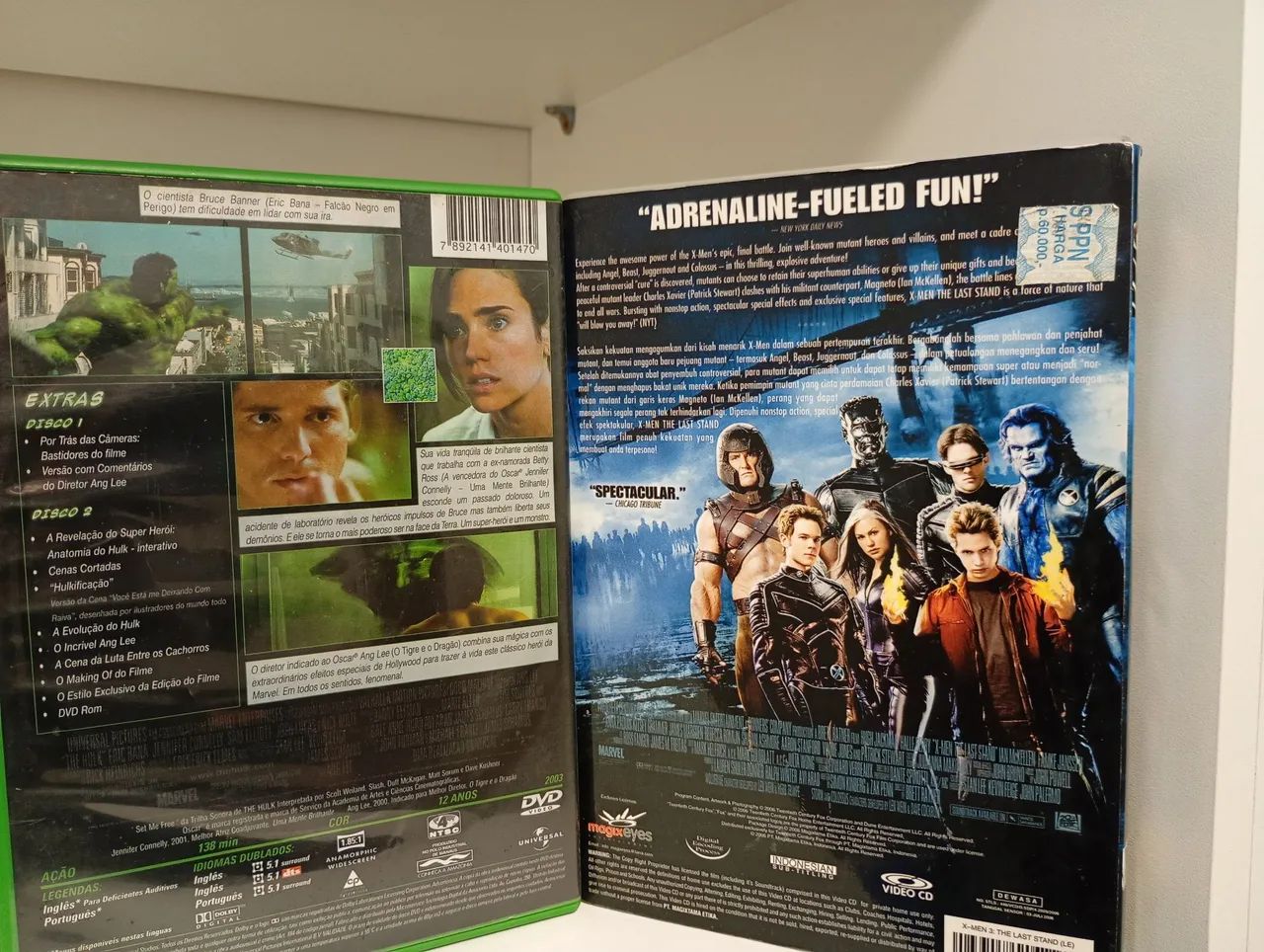 Dvds X-Men e Hulk 2 dvd original item de colecionador. - Foto 3
