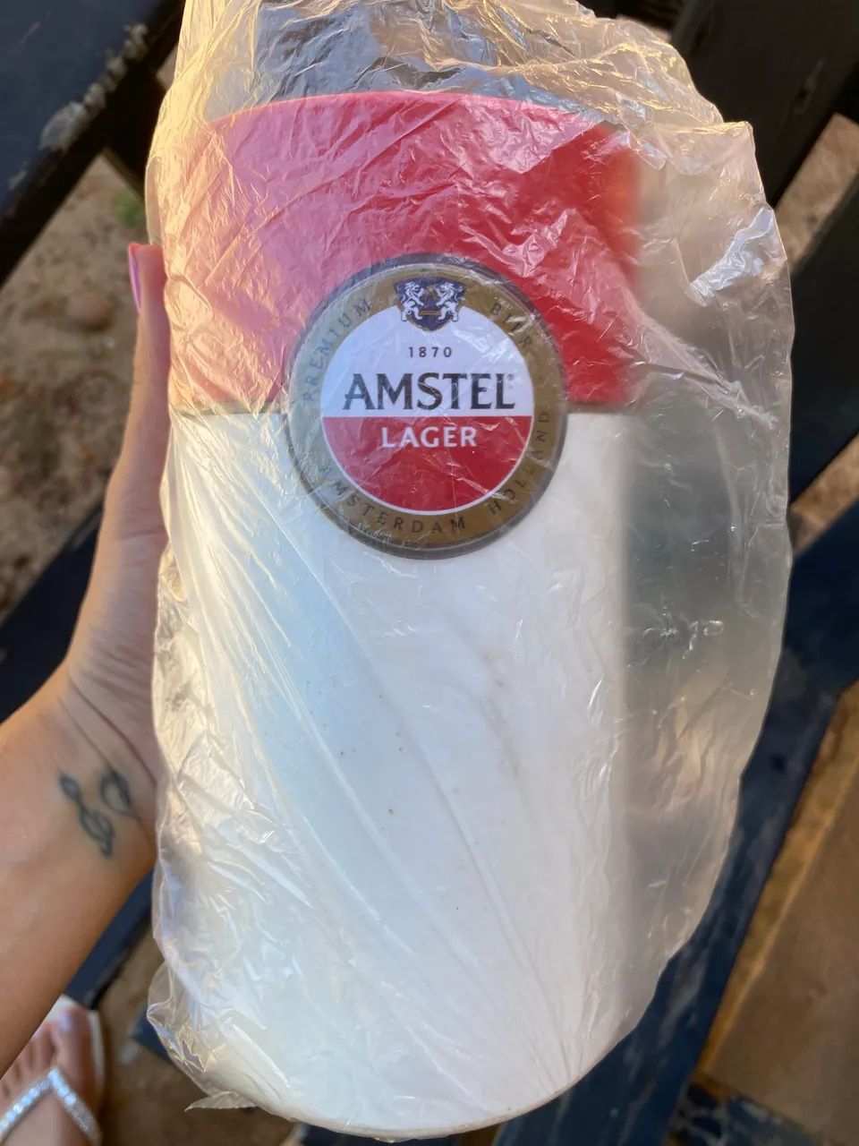 Porta garrafas Amstel 