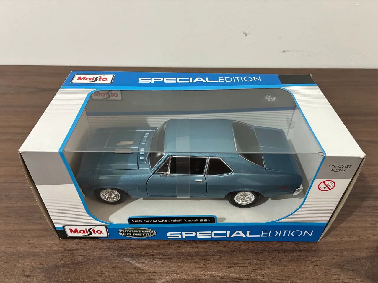 Miniatura 1:24 Chevrolet NOVA SS - Maisto Special Edition - Foto 4
