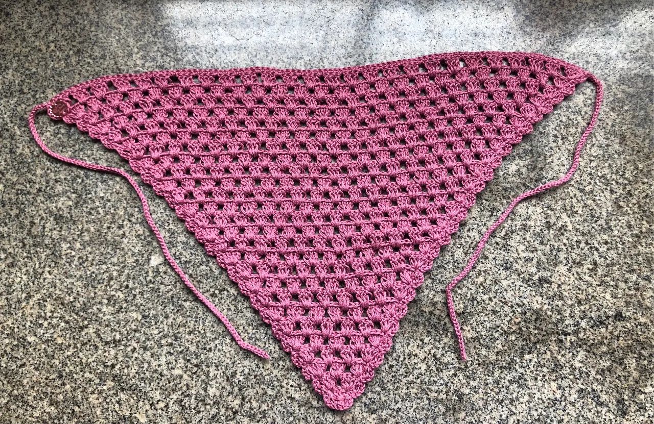 Bandana de crochê  - Foto 2