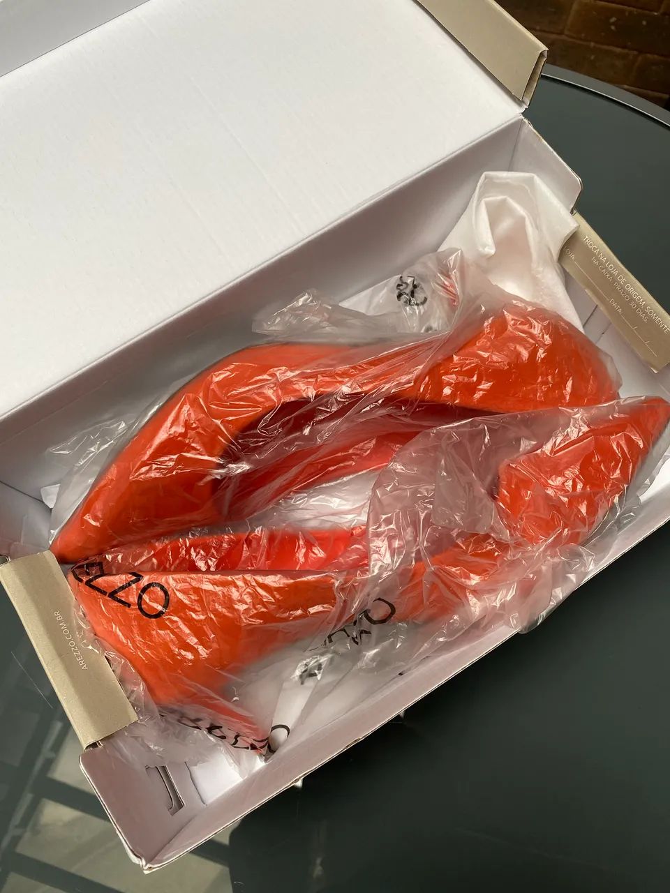 Sapato Arezzo Laranja - Novo e Sem Uso - Foto 3