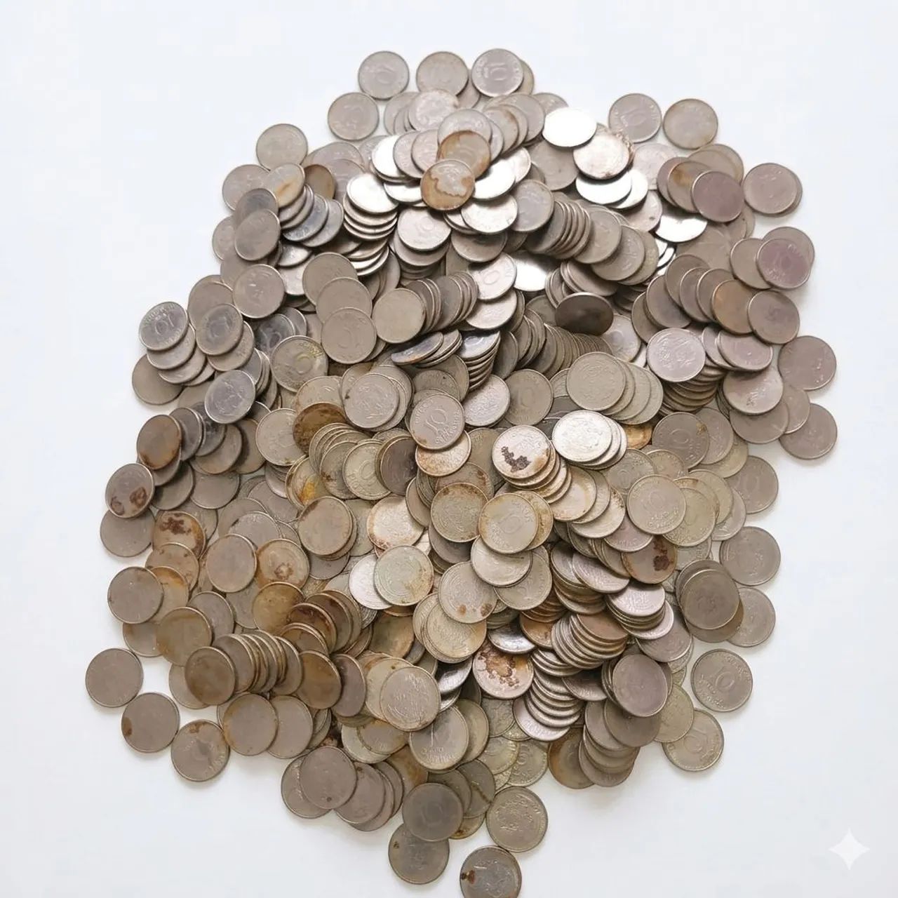 740 moedas de 10 cruzados de 1988 