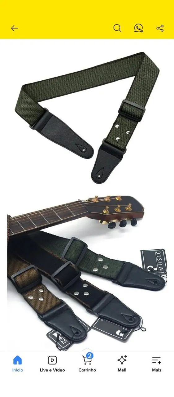 Alça para Guitarra ? - Foto 4