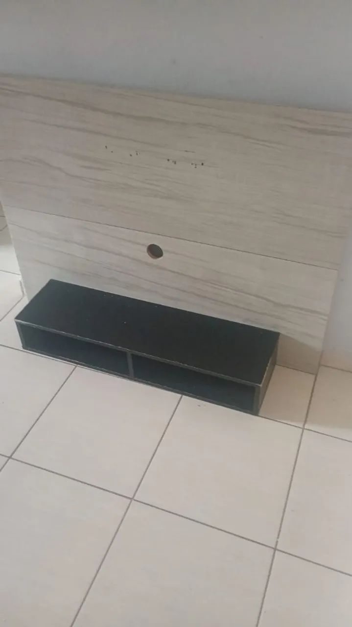 Painel para TV com rack