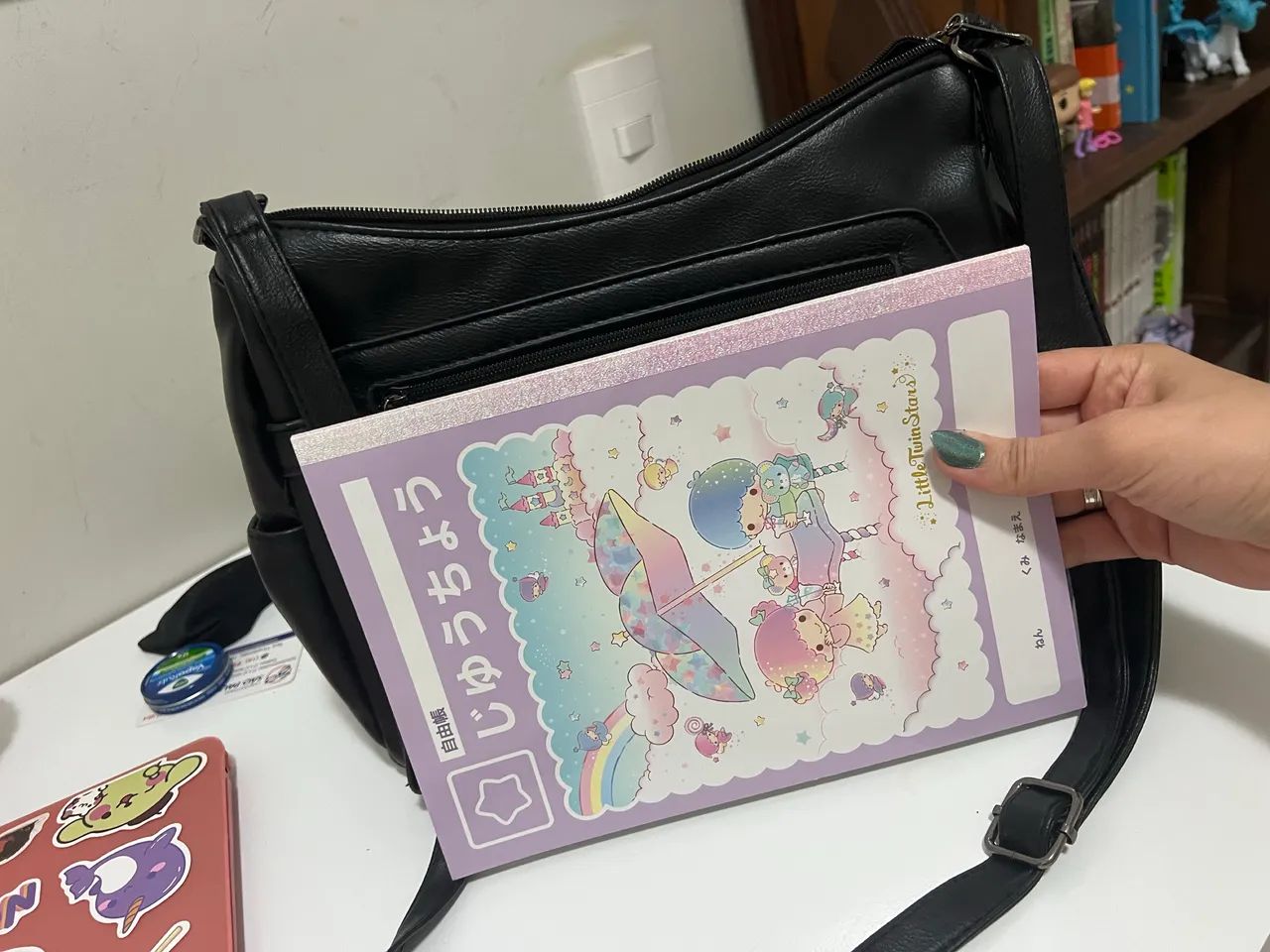 Bolsa transversal jenne jenne preto - Foto 3