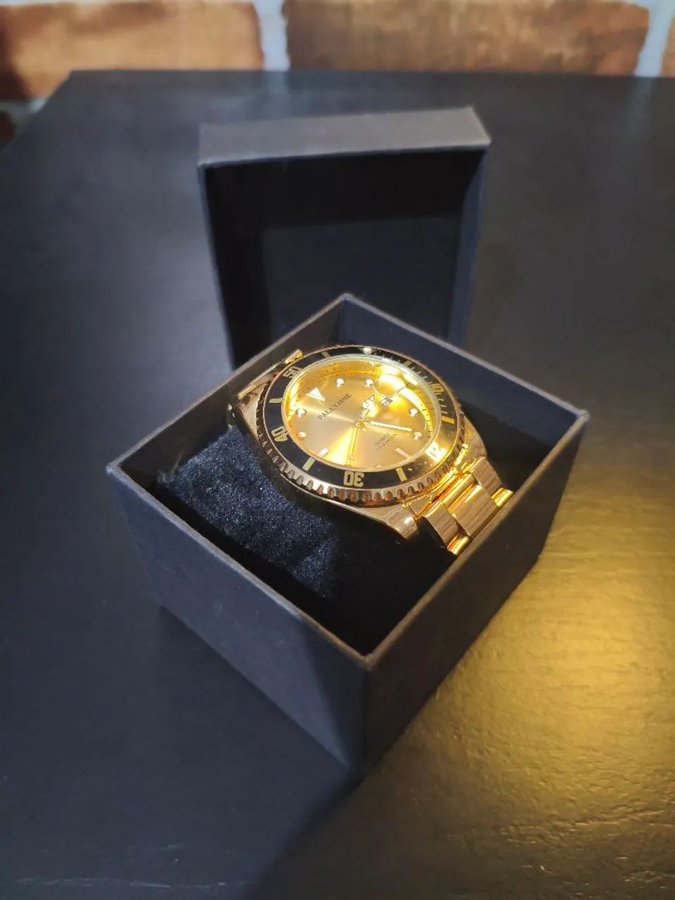 Relógio Dourado PallyJane Moderno  - Foto 3