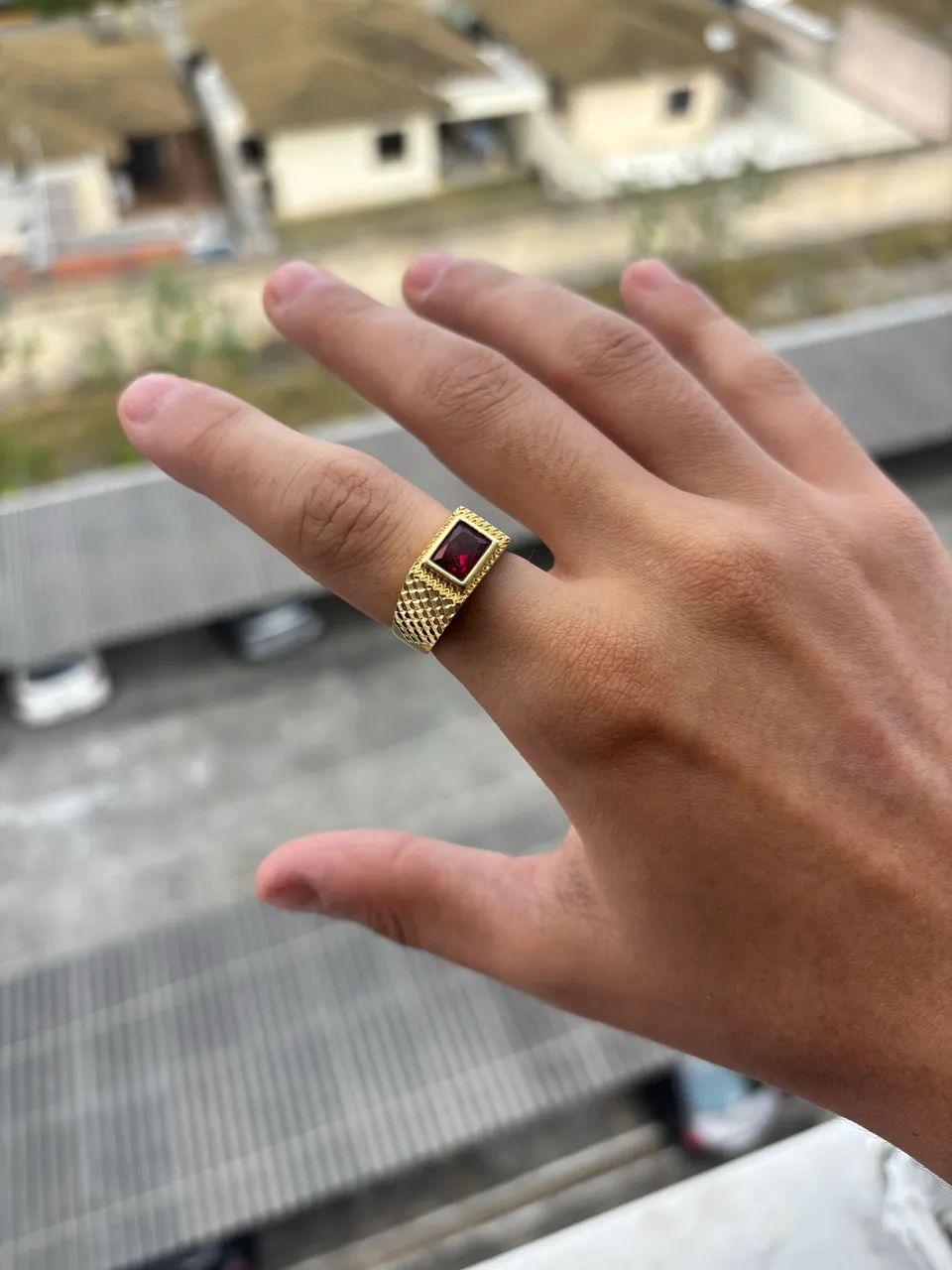 Anel em ouro 18k - Foto 4