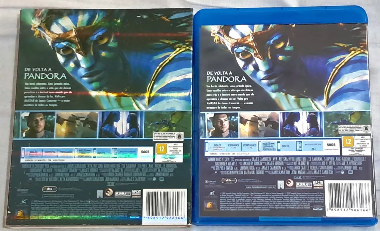 BLU-RAY Original AVATAR com luva - excelente estado  - Foto 2