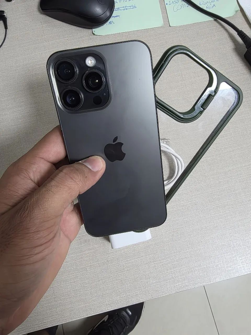 iPhone 15 Pro Max 256GB troco por inferior com volta! - Foto 3