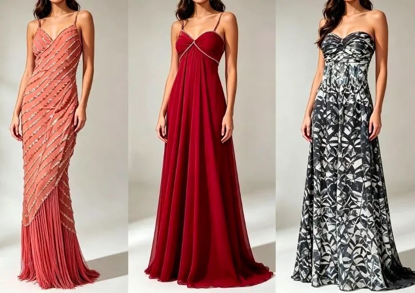 3 Vestidos de Festas 