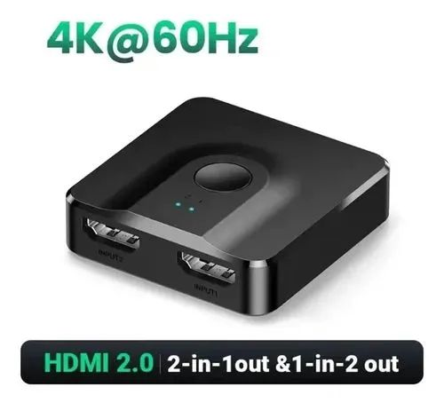 UGREEN COMUTADOR 2.1 4K 60Hz
